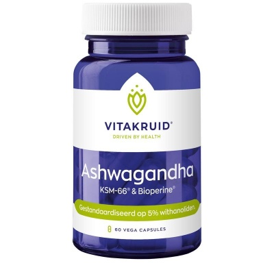 Vitakruid Ashwagandha KSM-66 & bioperine Vitakruid Ashwagandha KSM-66 & bioperine