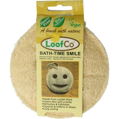 Loofco Douche en bad spons smiley bio Loofco Douche en bad spons smiley bio