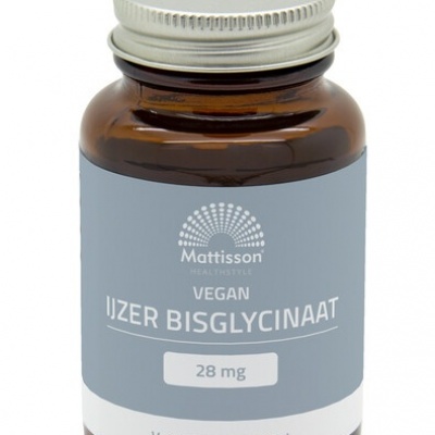 Mattisson Vegan ijzer bisglycinaat 28mg