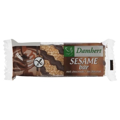 Damhert Sesambar chocolade glutenvrij Damhert Sesambar chocolade glutenvrij