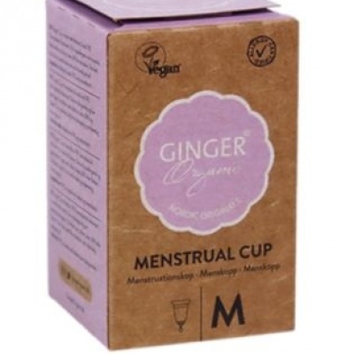 Ginger Organic Menstruatiecup TPE - maat M Ginger Organic Menstruatiecup TPE - maat M