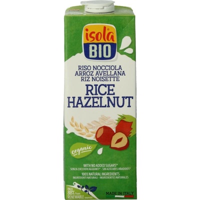 Isola Bio Rijstdrank hazelnoot