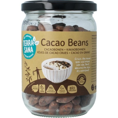Terrasana Raw cacao bonen in glas