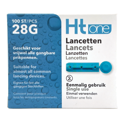 HT One,TD Gluco HT One prik lancetten 28G
