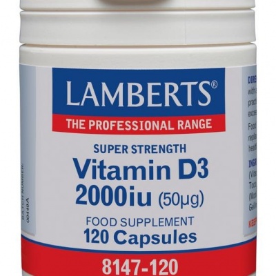 Lamberts Vitamine D3 2000IE Lamberts Vitamine D3 2000IE