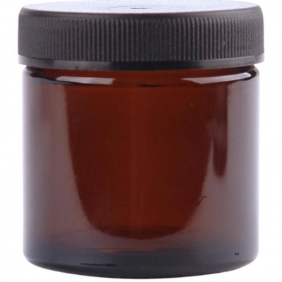 Helios Holland Zalfpot/cremepot incl deksel amber bruin glas 60ml Helios Holland Zalfpot/cremepot incl deksel amber bruin glas 60ml