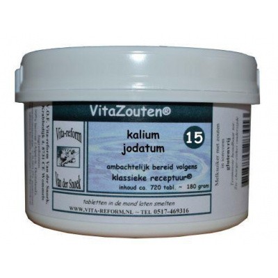 Kalium jodatum VitaZout Nr. 15 Kalium jodatum VitaZout Nr. 15