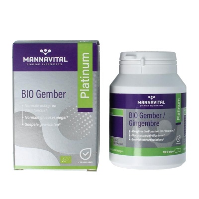Mannavital Gember bio platinum