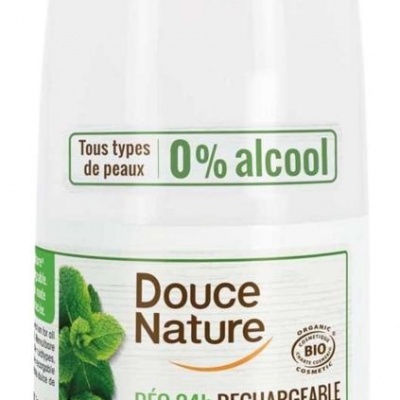 Douce Nature Deodorant roll on mint hervulbaar Douce Nature Deodorant roll on mint hervulbaar