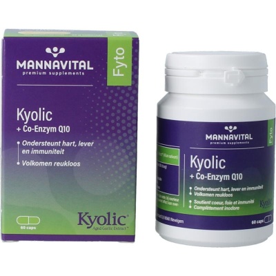 Mannavital Kyolic + co-enzym Q10 Mannavital Kyolic + co-enzym Q10