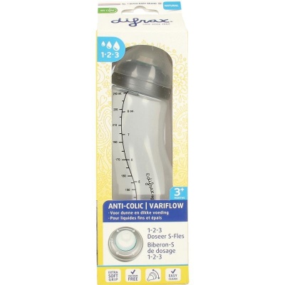 Difrax S-fles natural 1 2 3 doseer Difrax S-fles natural 1 2 3 doseer