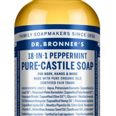DR Bronners Liquid soap peppermint