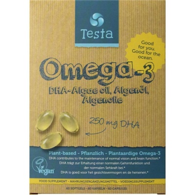 Testa Omega 3 algenolie DHA 250 mg