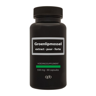 Apb Holland Groenlipmossel 550mg puur Apb Holland Groenlipmossel 550mg puur