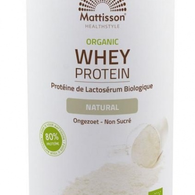Mattisson Wei proteine naturel bio 80%