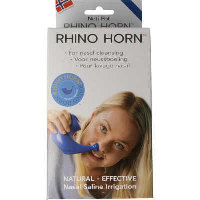 Rhino Horn Neusspoeler blauw
