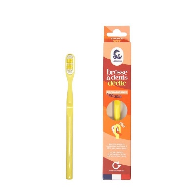 Lamazuna Toothbrush soft mimosa yellow Lamazuna Toothbrush soft mimosa yellow