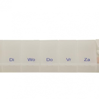 Able 2 Pillendoos 1 week transparant NL