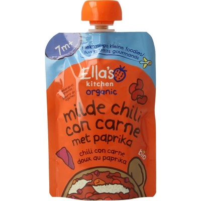 Ella's Kitchen Milde chili con carne met paprika 7+ maanden bio