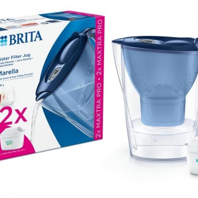 Brita Waterfilterkan Marella cool blue+2 maxtra filters