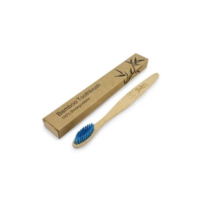 Betereproducten Bamboe tandenborstel voor volwassenen blauw