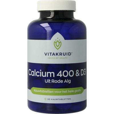 Vitakruid Calcium 400 & D3 uit rode alg