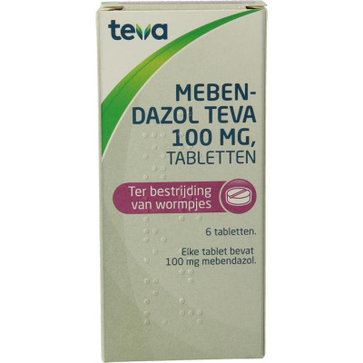 mebendazol 100mg uad Teva