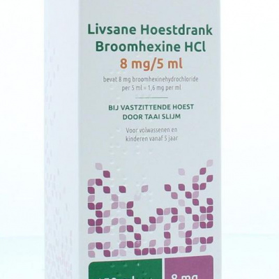 Livsane Hoestdrank broomhexine 8 mg Livsane Hoestdrank broomhexine 8 mg