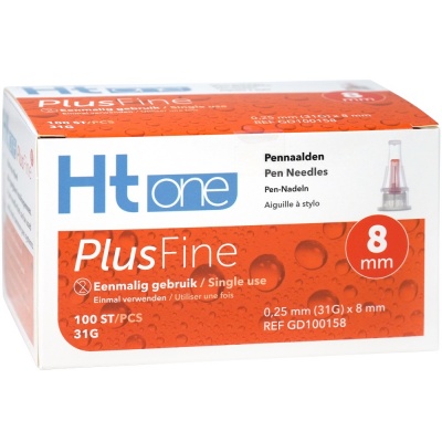 HT One Pennaald 8 mm 0.24mm 31G x 8mm
