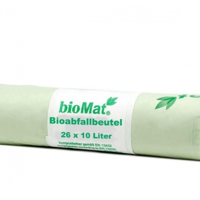 Biomat Wastebag compost 10 liter handvat