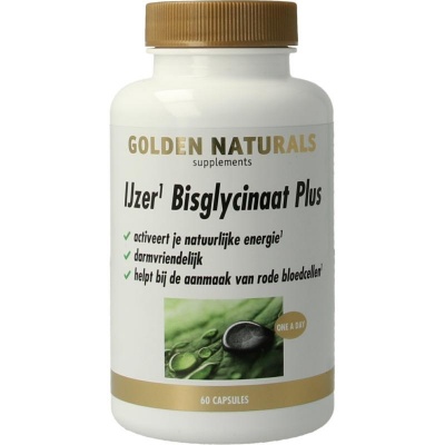 Golden Naturals IJzer bisglycinaat plus