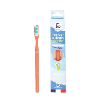 Lamazuna Toothbrush medium coral Lamazuna Toothbrush medium coral
