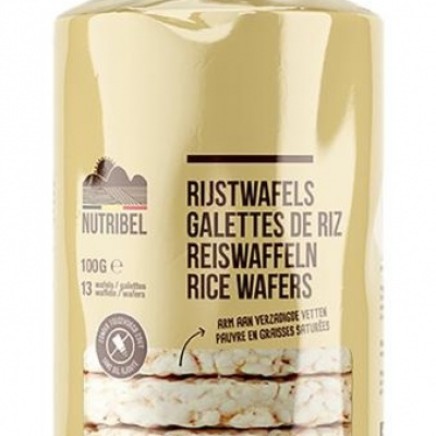 Nutribel Rijstwafels zonder zout glutenvrij bio