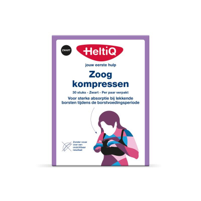 Heltiq Zoogcompressen zwart