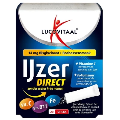 Lucovitaal IJzer bisglycinaat bosbes