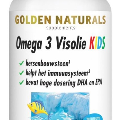 Golden Naturals Omega 3 visolie kids Golden Naturals Omega 3 visolie kids