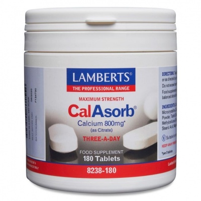 Lamberts CalAsorb (calcium citraat) & Vitamine D3 Lamberts CalAsorb (calcium citraat) & Vitamine D3