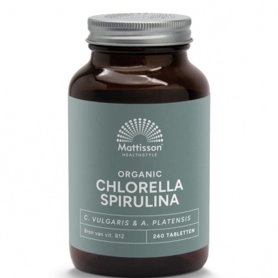 Mattisson Organic chlorella spirulina 500 mg