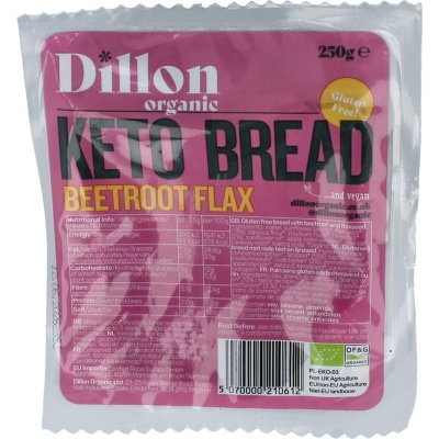 Dillon Organic Keto brood beetroot flax seeds bio demeter