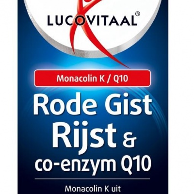 Lucovitaal Rode gist rijst + co enzym Q10