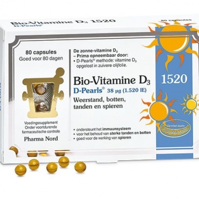 Pharma Nord Bio vitamine D3 38 mcg