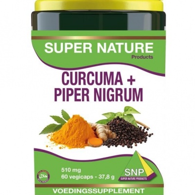 SNP Curcuma & piper nigrum 510 mg puur