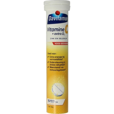 Davitamon Vitamine C & D3 bruistabletten Davitamon Vitamine C & D3 bruistabletten