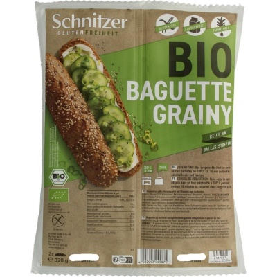 Schnitzer Baguette grainy 160 gram Schnitzer Baguette grainy 160 gram