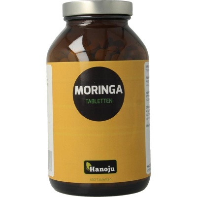 Hanoju Moringa oleifera heelblad 500 mg