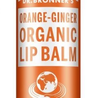 DR Bronners Lipbalsem sinaasappel gember