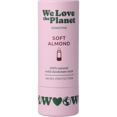We Love Deodorant stick soft almond vegan