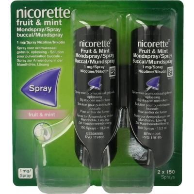 Nicorette mondspr fr&mint duo Nicorette mondspr fr&mint duo