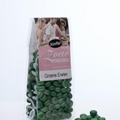 Groene erwten Zoete herinneringen