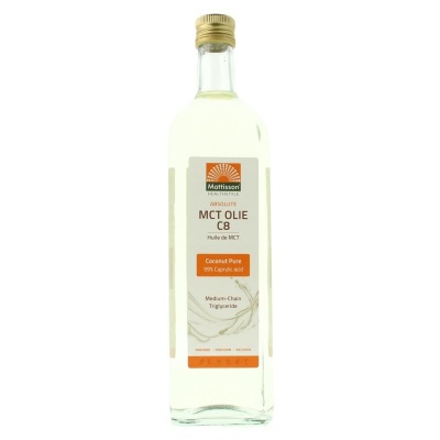 Mattisson MCT olie C8 - coconut pure - 99% caprylic acid